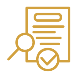 Document review and approval icon